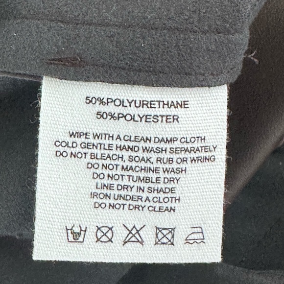 Rumored Straight Shooter  Lace-Up Pants in Black Coffee Size Small Pre-owned - Picture 12 of 12